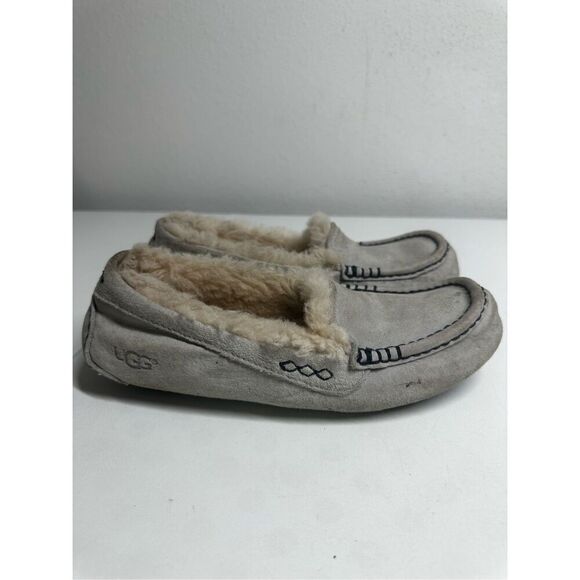 Ugg Ansley Light Grey Slippers Women’s Size 7 US /24 Japan See Description - Picture 1 of 11
